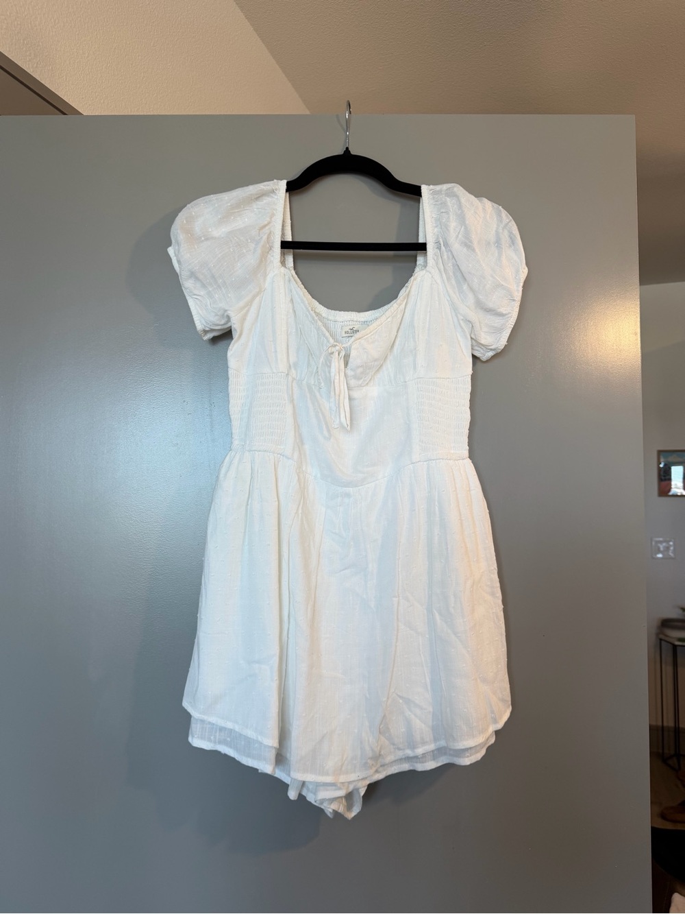 Holster Puff-Sleeve Peasant Romper